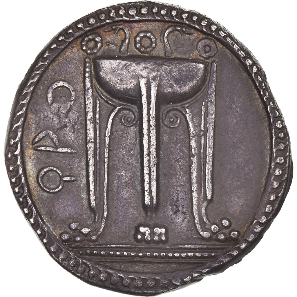 Bruttium, Stater, 530-500 BC, Crotone, Prata, NGC, EF(40-45), HGC:1-1444, HN