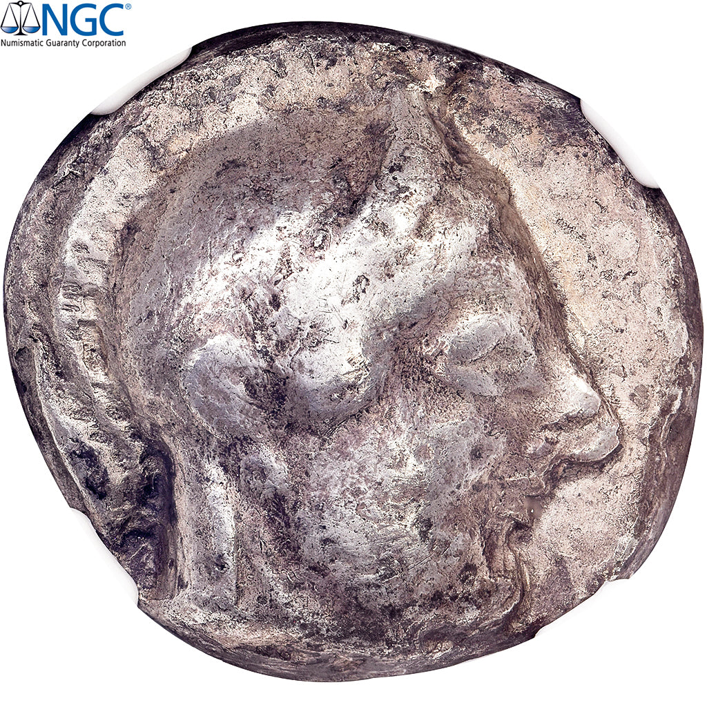 Attica, Tetradrachm, 510-500/490 BC, Athens, Very rare, Argento, NGC, MB