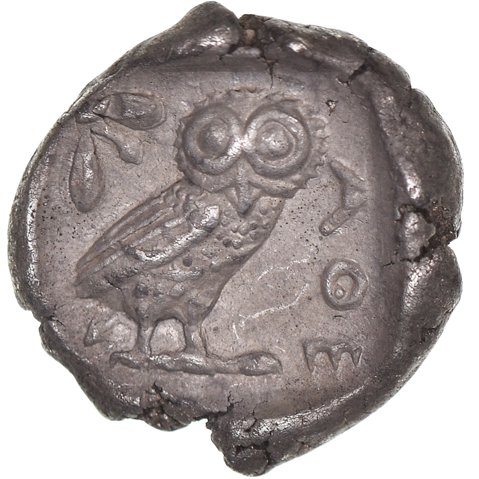 Attyka, Drachm, ca. 454-404 BC, Athens, Srebro, AU(55-58), SNG-Cop:41-3