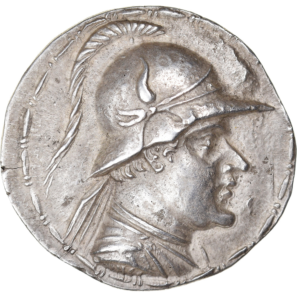 Koninkrijk Bactriane, Eukratides I, Tetradrachm, ca. 170-145 BC, Zilver, PR