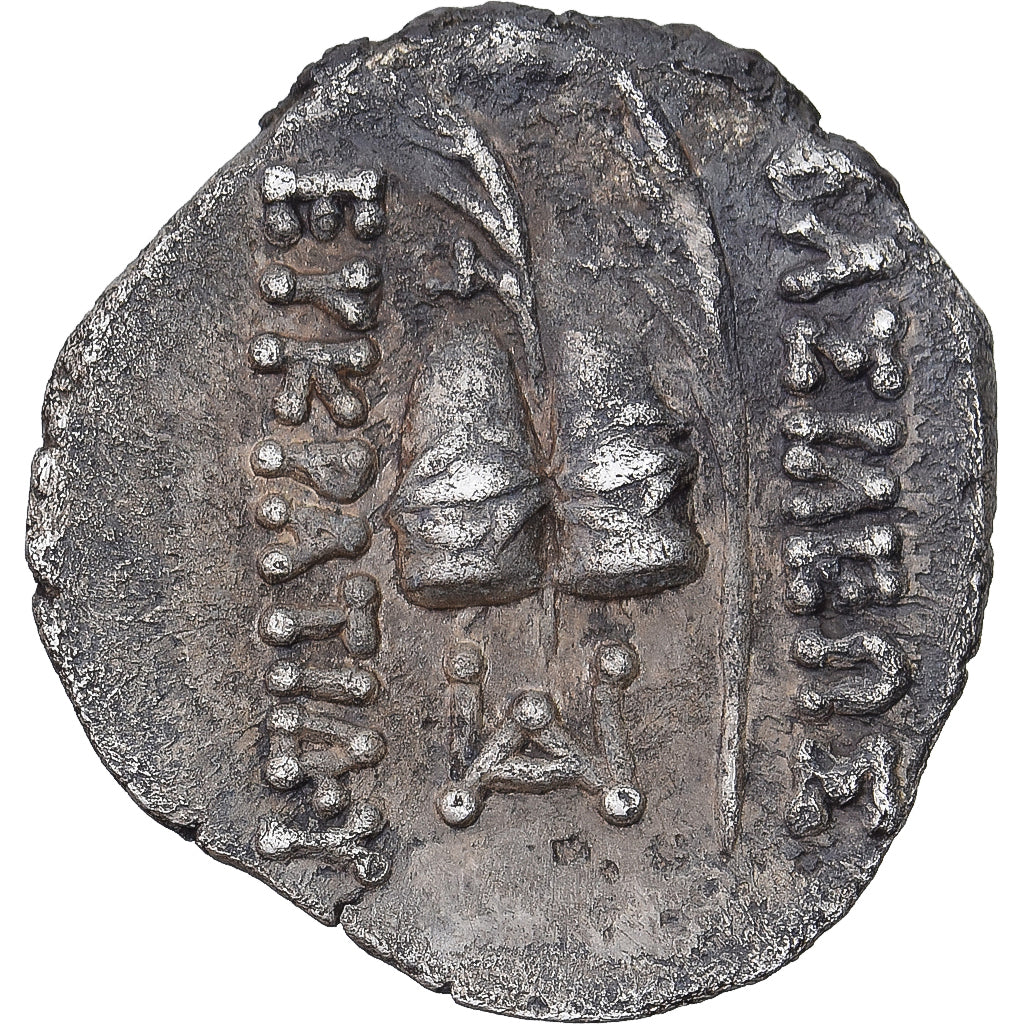 Moneda, Bactria, Eukratides I, Obol, 170-145 BC, Rare, EBC, Plata, HGC:12-139