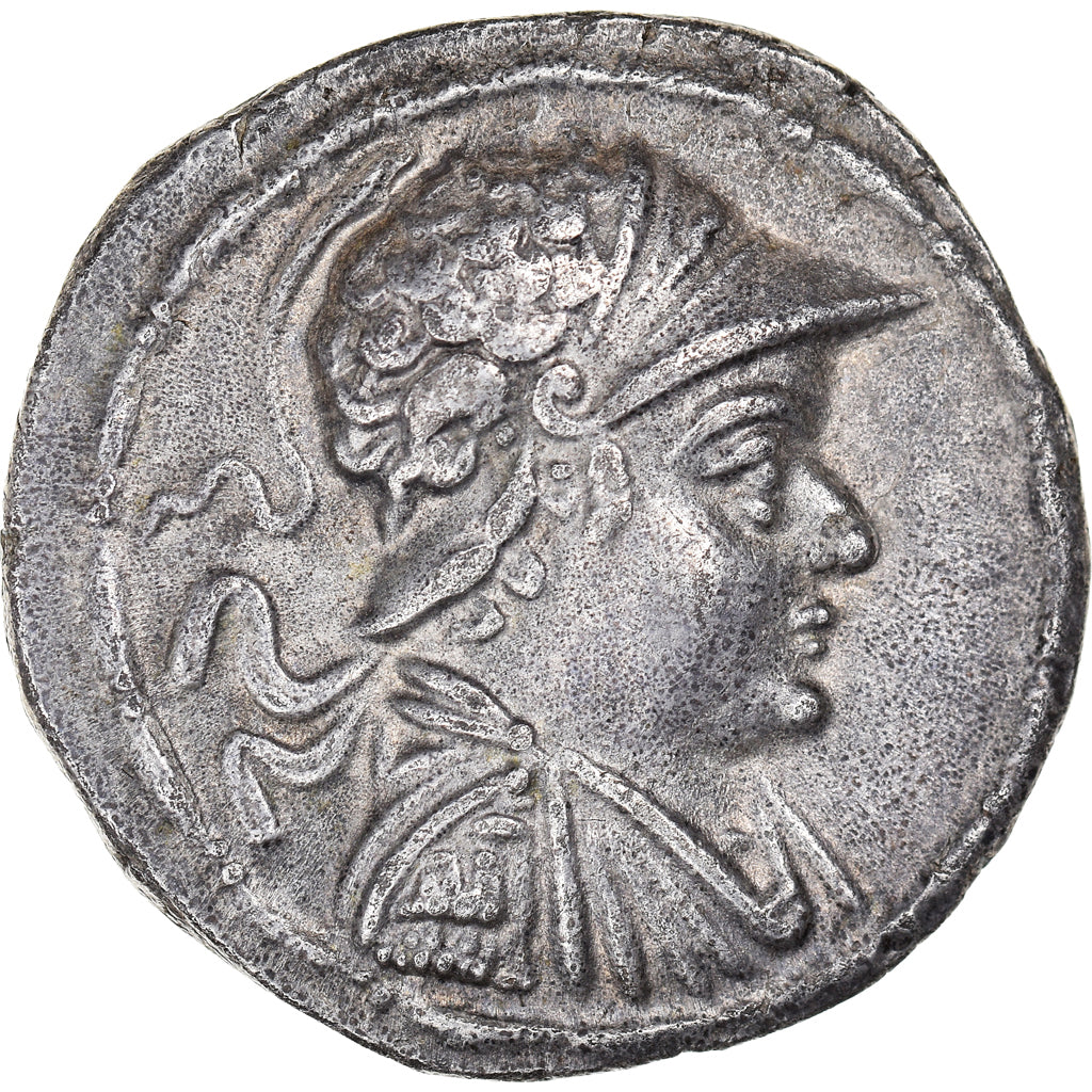 Royaume de Bactriane, Heliokles Dikaios, Tétradrachme, ca. 145-130 BC, Argent