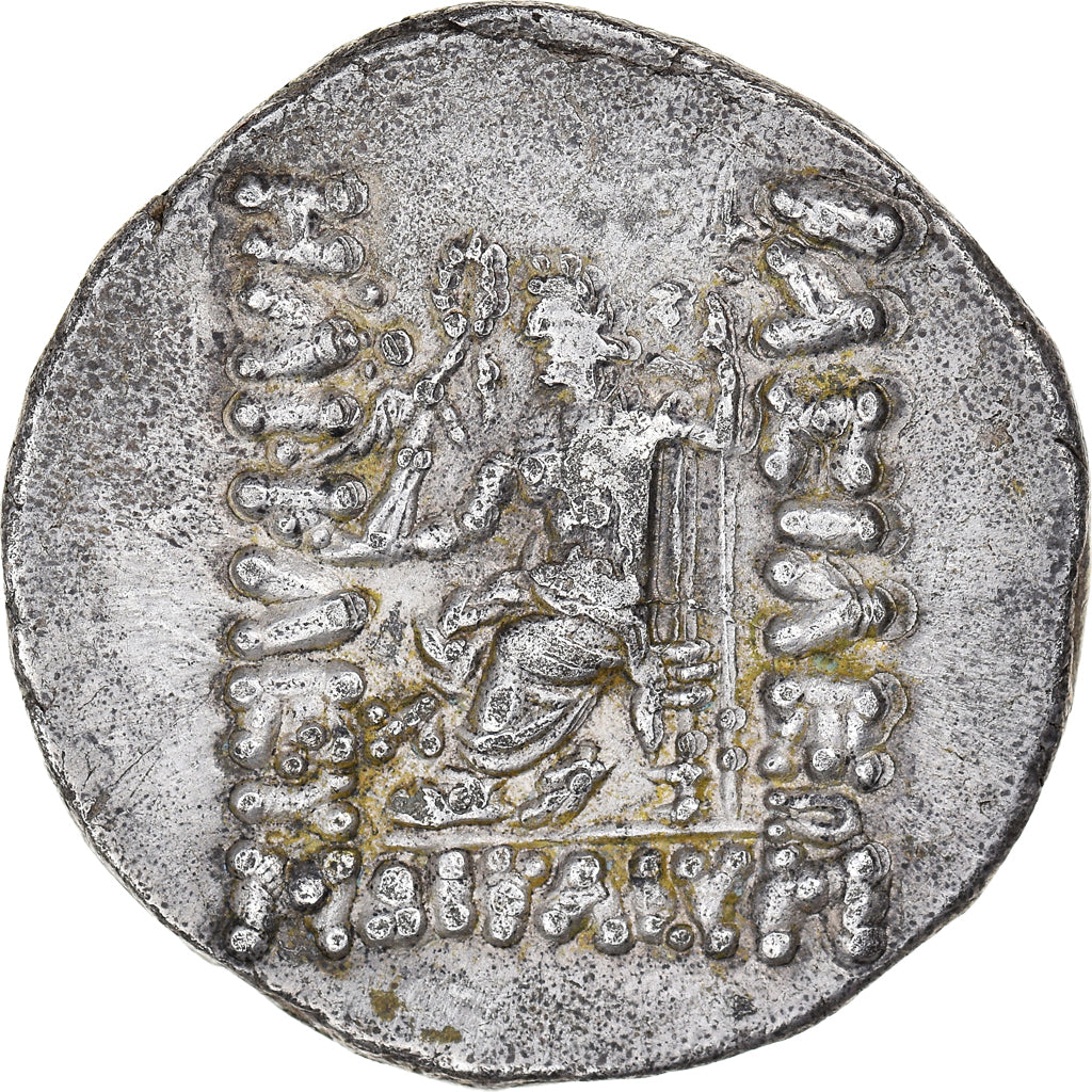 Royaume de Bactriane, Heliokles Dikaios, Tétradrachme, ca. 145-130 BC, Argent