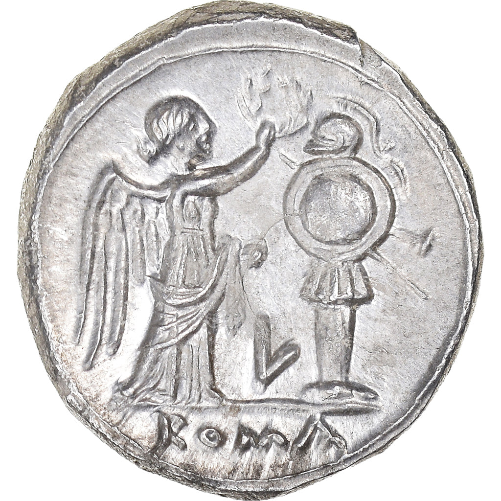Coin, Anonymous, Victoriatus, 211-208 BC, Luceria, MS(63), Silver