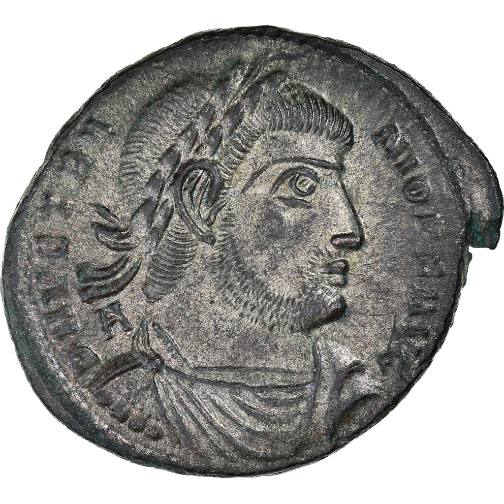 Vetranio, Follis, 350, Siscia, Billon, MS(63), RIC:283