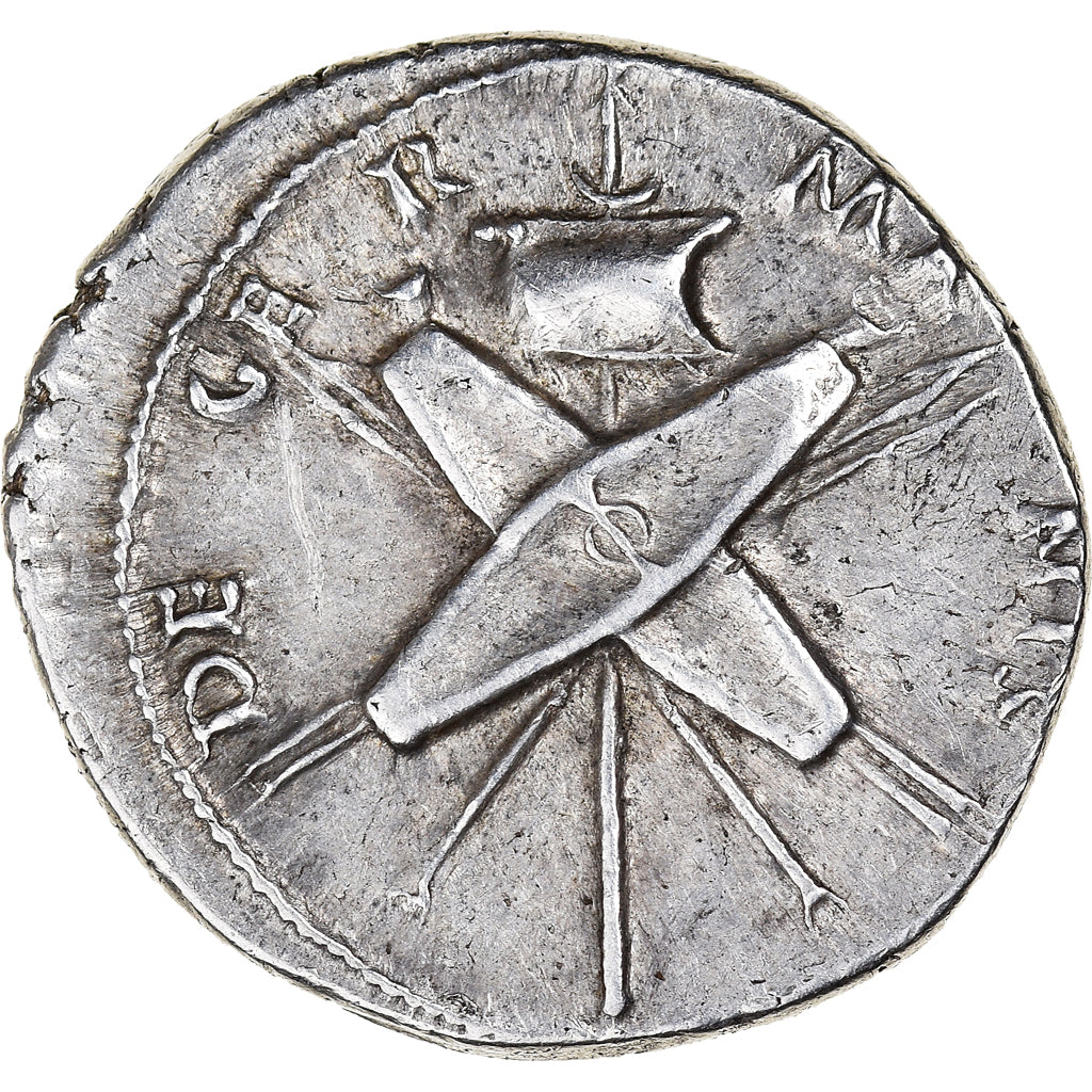 Nero Claudius Drusus, Denarius, 41-45, Rome, Prata, AU(55-58), RIC:74