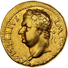 Vitellius, Aureus, 69, Tarraco, Extremely rare, Goud, ZF, RIC:35