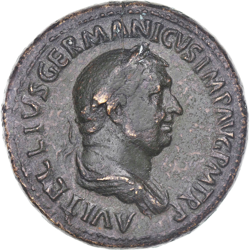 Vitellius, Sesterz, 69, Rome, Bronze, SS, RIC:118