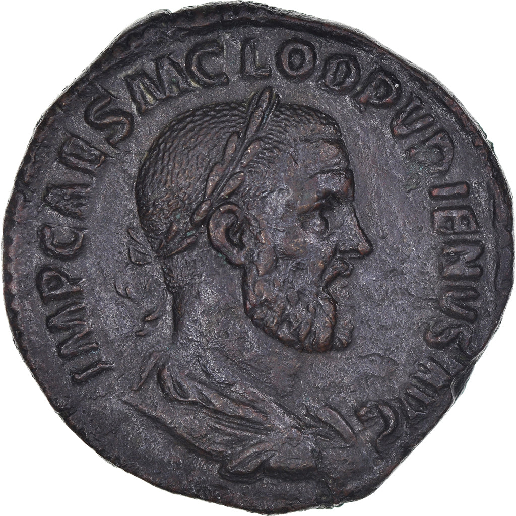 Pupienus, Sesterzio, 238, Rome, Bronzo, BB+, RIC:22a