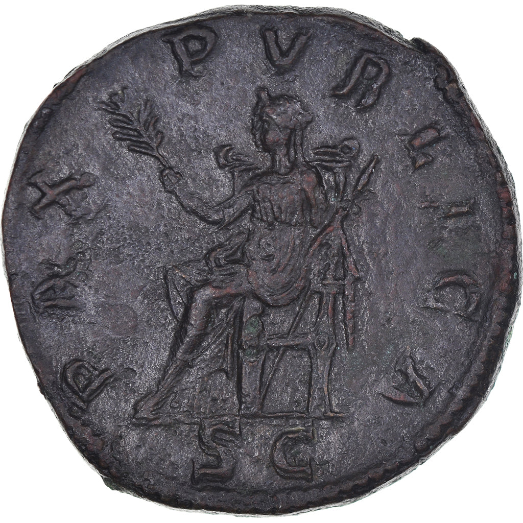 Pupienus, Sesterzio, 238, Rome, Bronzo, BB+, RIC:22a