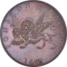Îles Ioniennes, 2 Oboli, 1819, Londres, Cuivre, SUP, KM:33