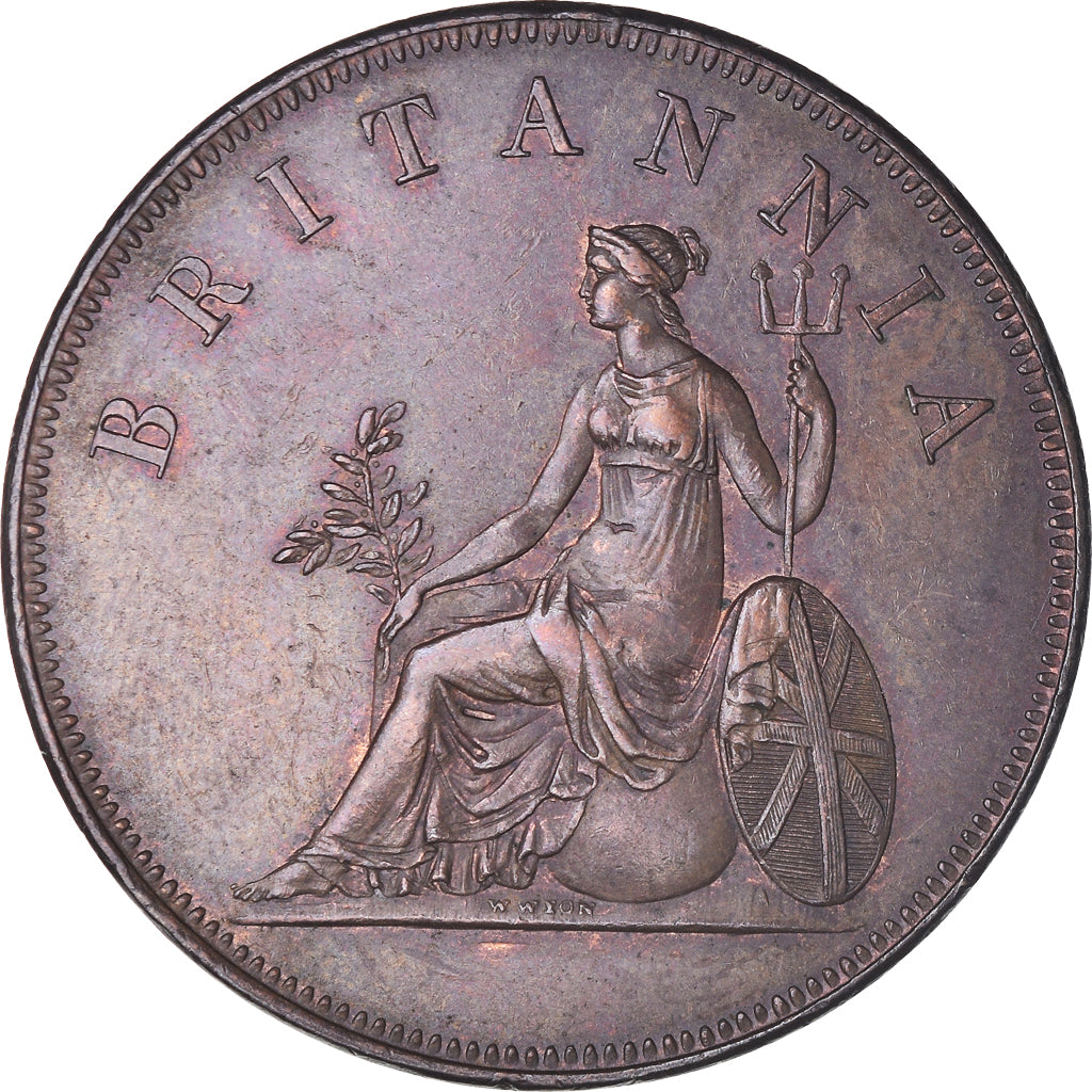 Îles Ioniennes, 2 Oboli, 1819, Londres, Cuivre, SUP, KM:33