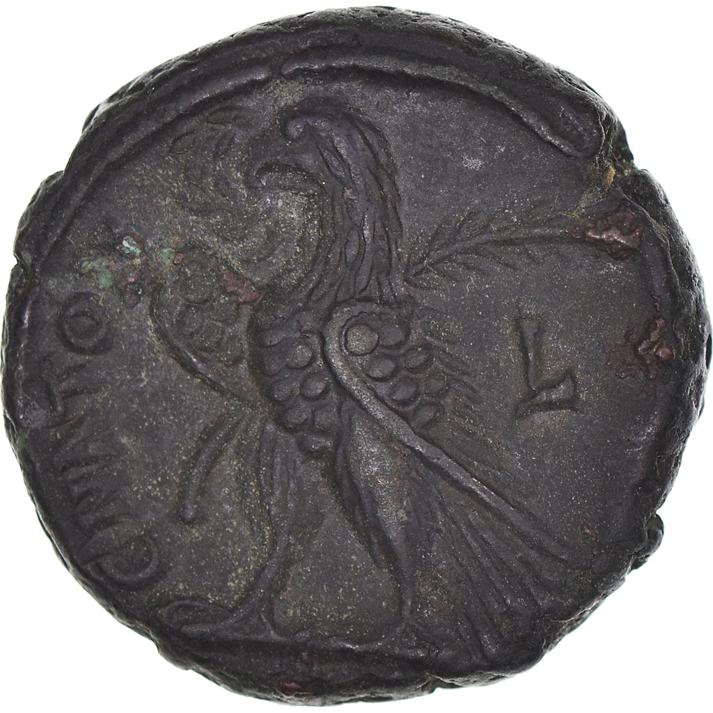 Moneta, Egipt, Gallienus, Tetradrachm, 261-262, Alexandria, AU(55-58), Bilon