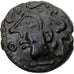Aulerci Eburovices, Æ Unit, ca. 60-20 BC, Brązowy, MS(60-62), Delestrée:2451