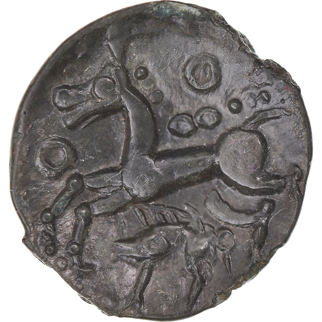 Aulerci Eburovices, Æ Unit, ca. 60-20 BC, Bronce, EBC+, Delestrée:2451