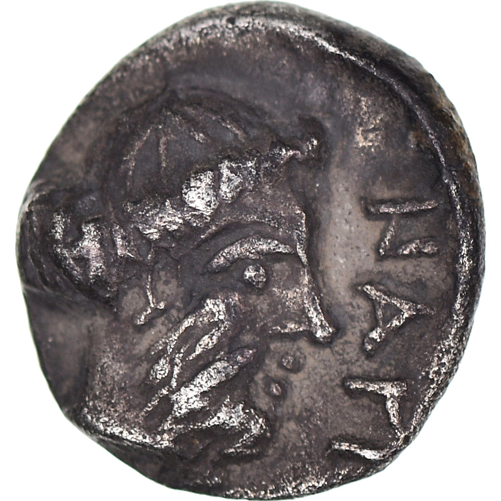 Moeda, Cilícia, Obol, 400-380 BC, Nagidos, AU(50-53), Prata, SNG Levante:3