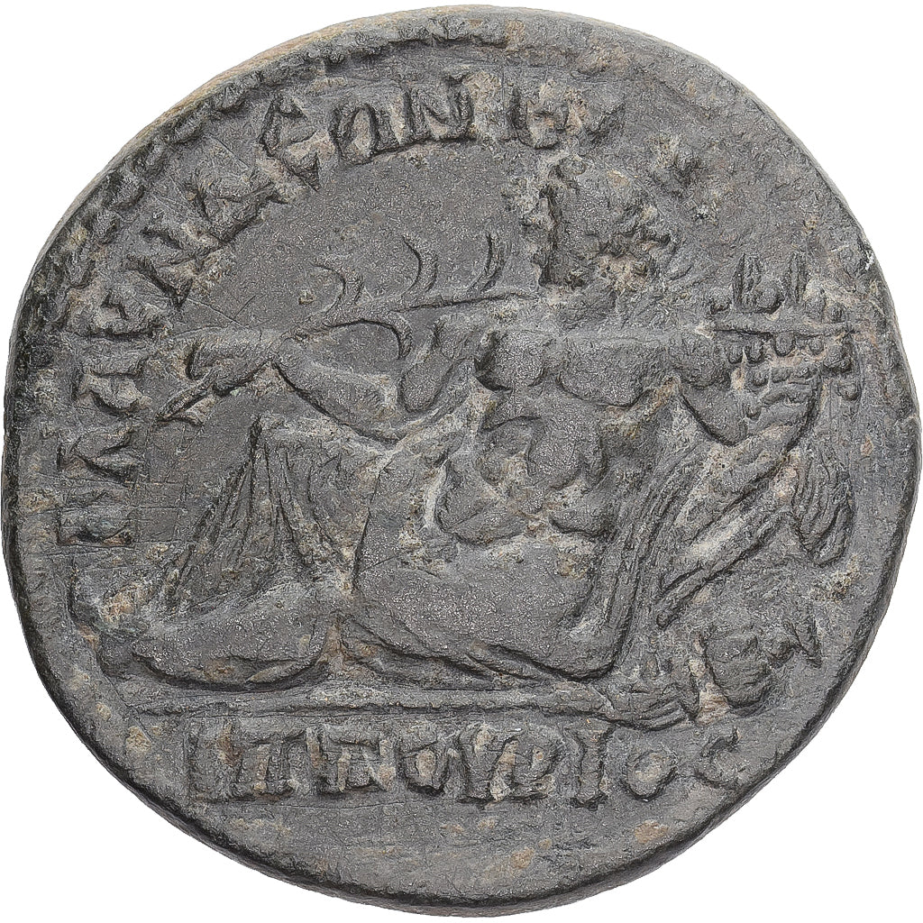 Moeda, Lídia, Pseudo-autonomous, Bronze Æ, 161-180, Blaundus, EF(40-45)