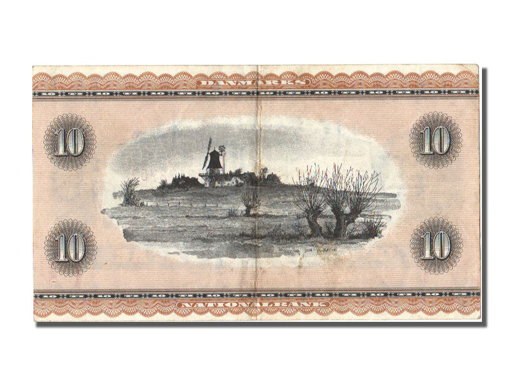 Banknote, Denmark, 10 Kroner, 1963, EF(40-45)