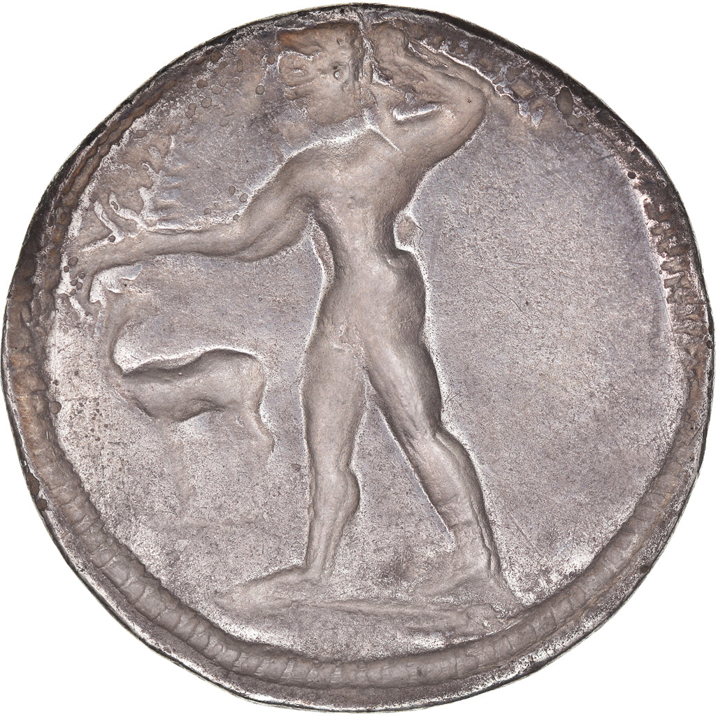 Bruttium, Stater, c. 535-500 BC, Kaulonia, Prata, NGC, Ch VF 4/5-3/5