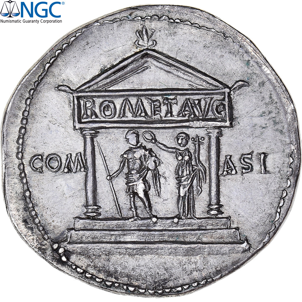 Claudius, Cistophorus, 41-42, Ephesos, Silver, NGC, AU★ 5/5-4/5, RIC:120