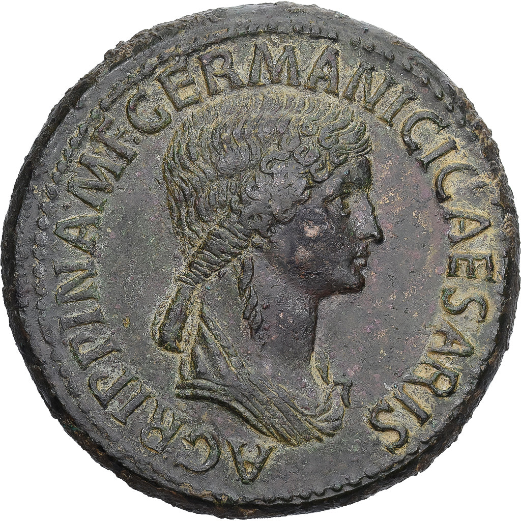 Agrippina the Elder, Sestercio, 50-54, Rome, Bronce, MBC+, RIC:102