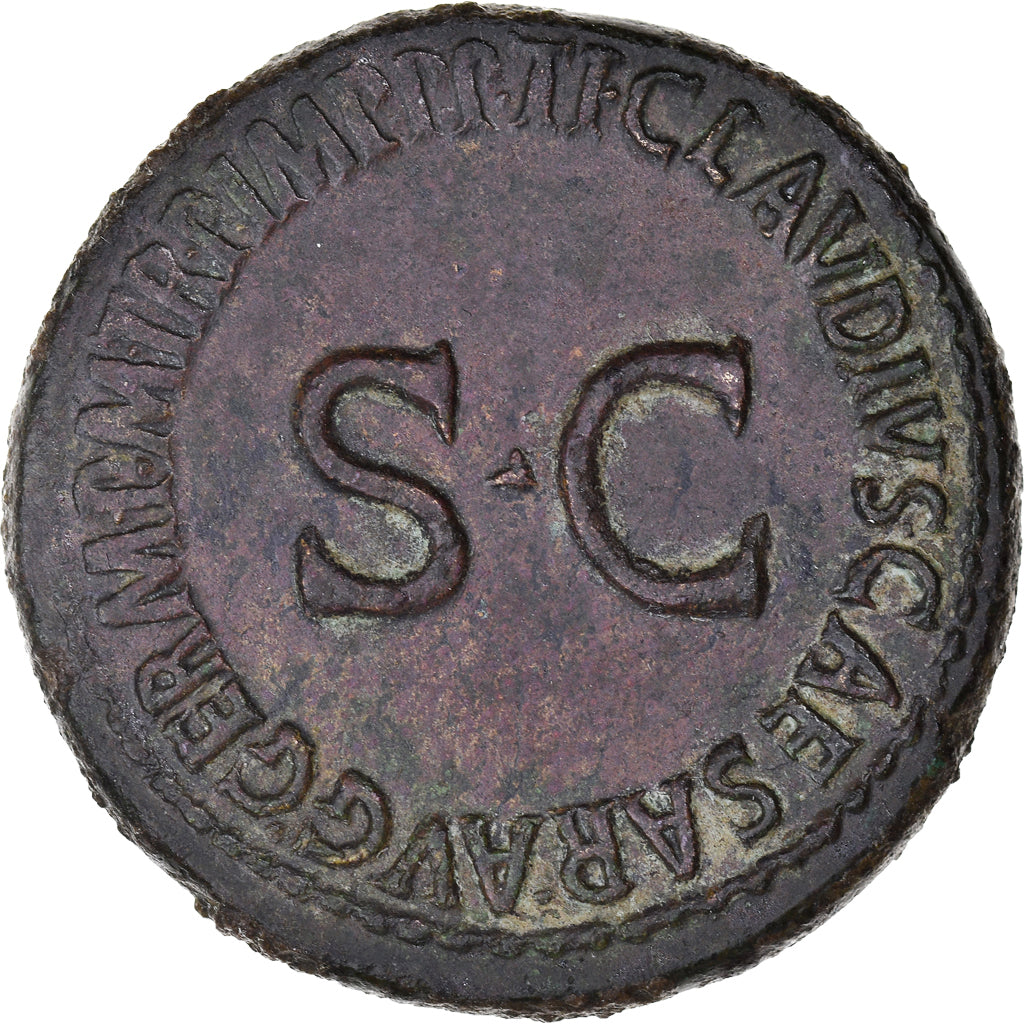 Agrippina the Elder, Sesterzio, 50-54, Rome, Bronzo, BB+, RIC:102