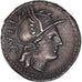Rutilia, Denarius, 77 BC, Rome, Pedigree, Silver, AU(55-58), Crawford:387/1