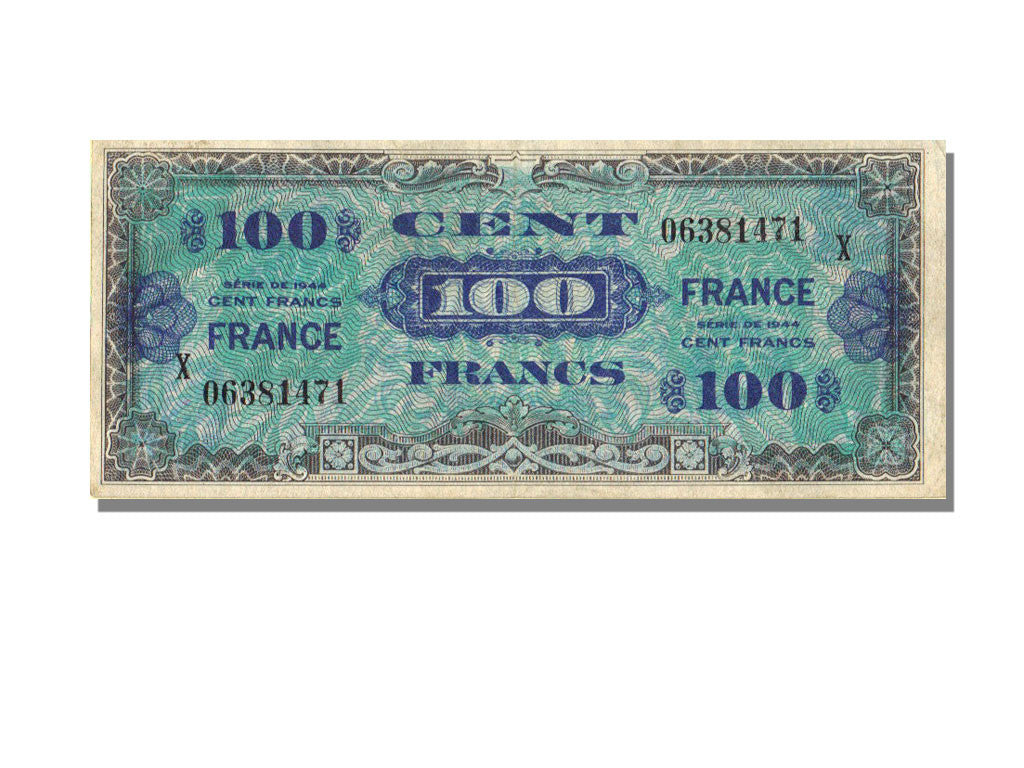 Billet, France, 100 Francs, 1945 Verso France, 1944, 1945-06-04, TTB+