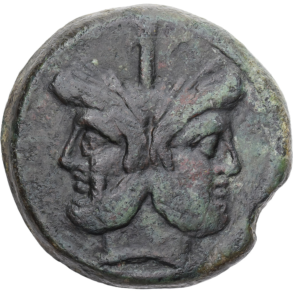 Monnaie, Anonyme, As, 211 BC, Rome, TTB, Bronze, Crawford:56/2
