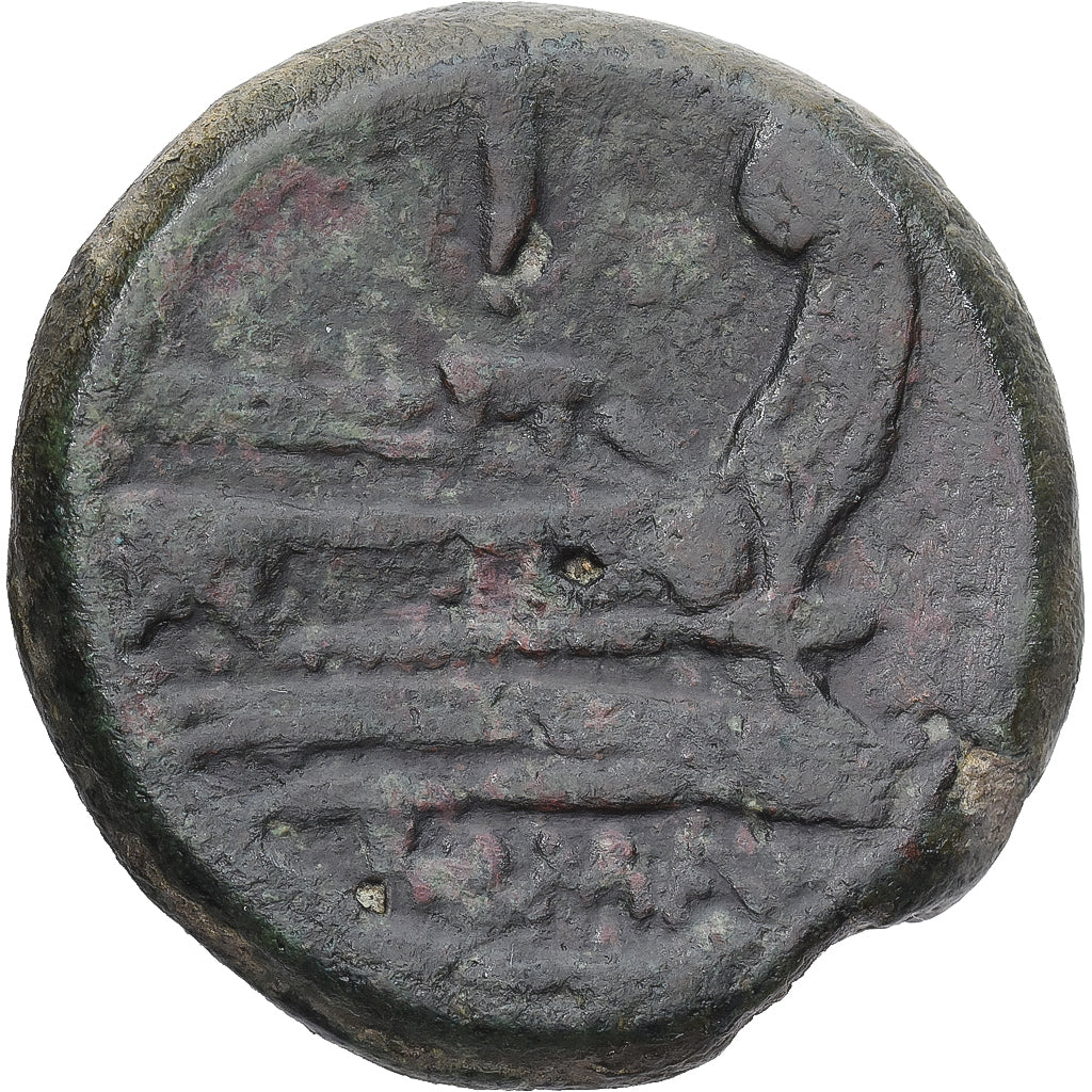 Monnaie, Anonyme, As, 211 BC, Rome, TTB, Bronze, Crawford:56/2