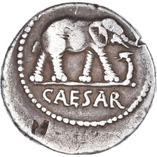 Julius Caesar, Denarius, 49-48 BC, Military mint, Srebro, VF(30-35)
