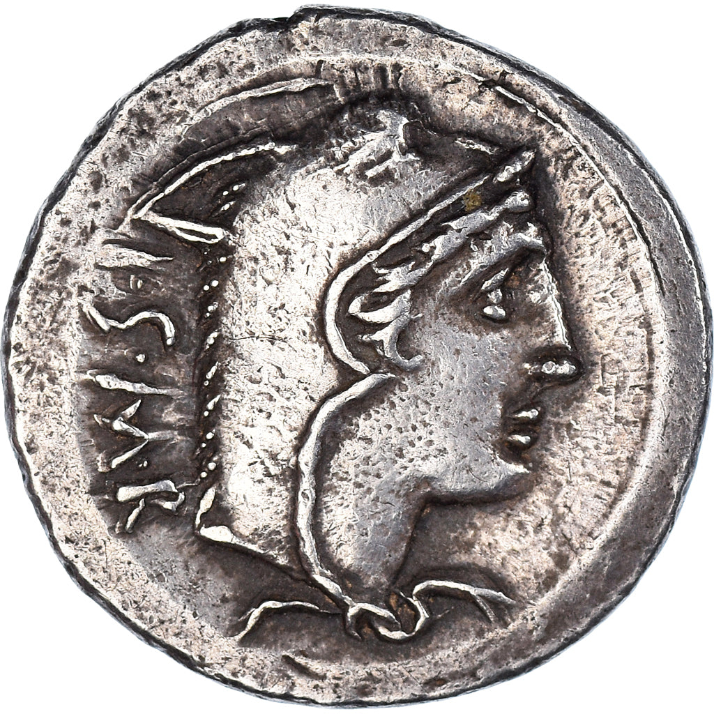 Thoria, Denarius, 105 BC, Rome, Silver, AU(50-53), Crawford:316/1