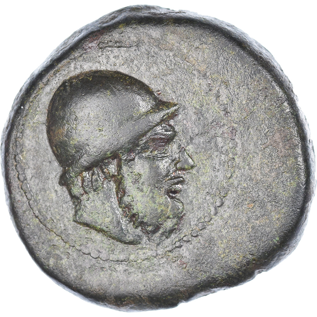 Islands off Sicily, Tetras, ca. 425-400 BC, Lipari, Rare, Bronze, EF(40-45)