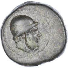 Islands off Sicily, Tetras, ca. 425-400 BC, Lipari, Rare, Bronze, EF(40-45)