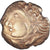 Aulerci Eburovices, Hemistater, 1st century BC, Electrum, VF(30-35)