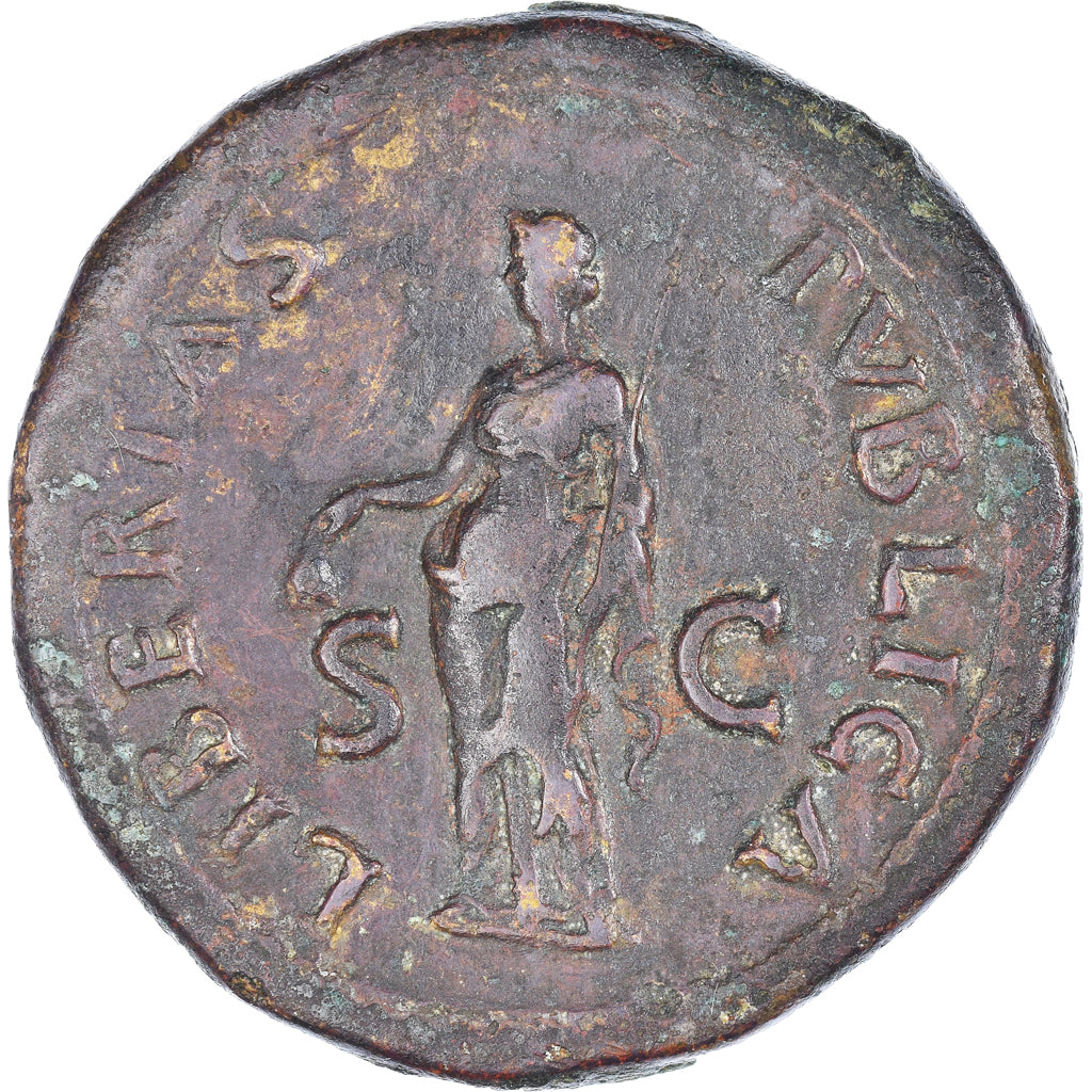 Moneta, Galba, Sesterzio, 68-69, Rome, MB+, Bronzo, RIC:388
