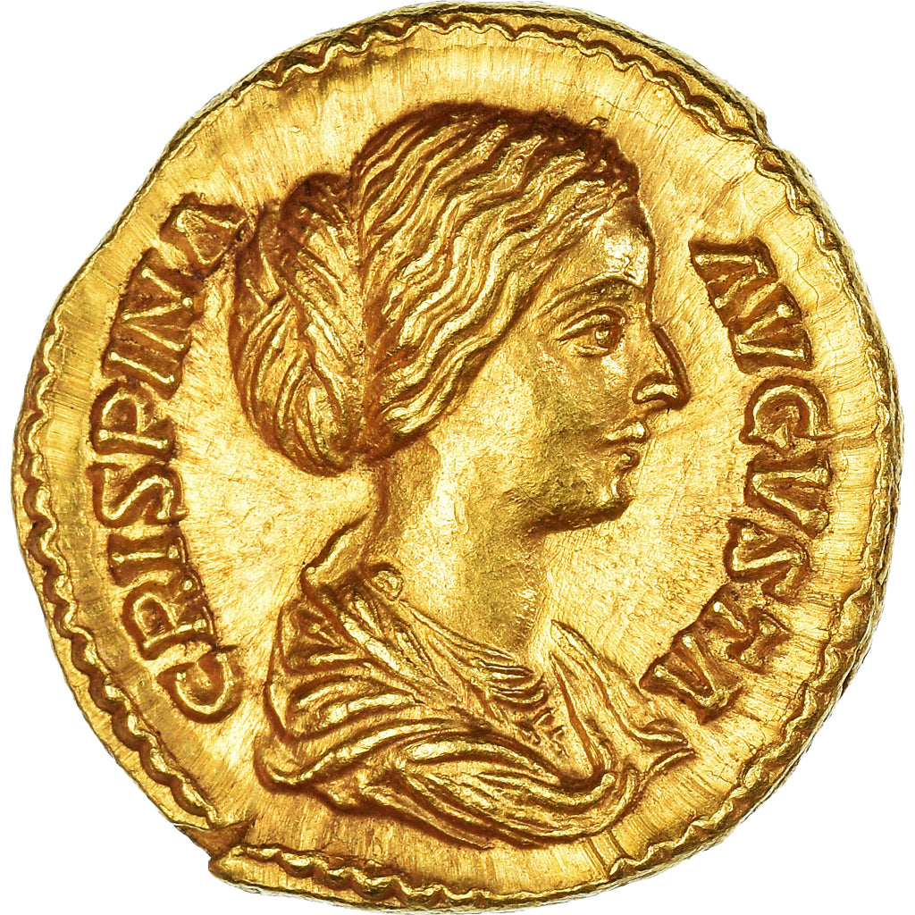 Crispina, Aureus, 178-188, Rome, Gold, MS(63), Calicó:2377e, RIC:287