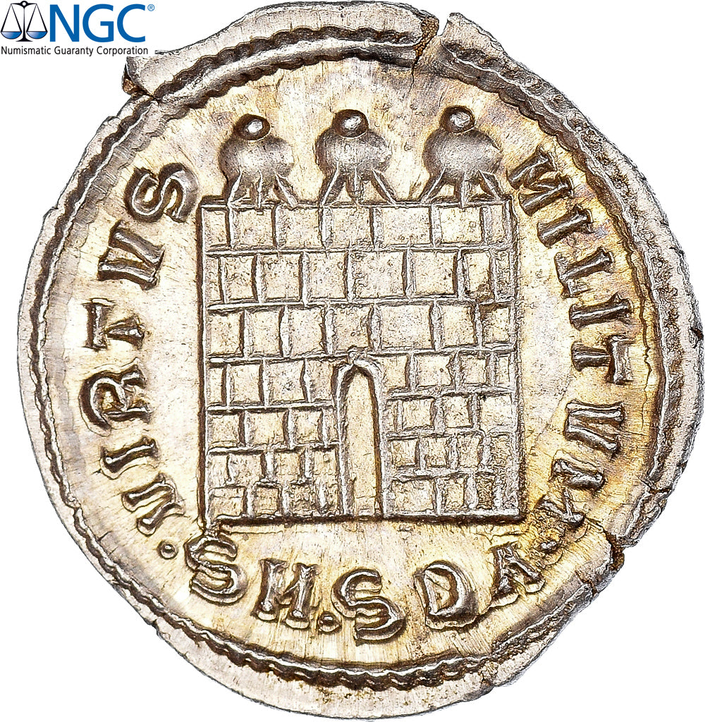 Severus II, Argenteus, 305-306, Serdika, Unpublished, Argento, NGC, MS★