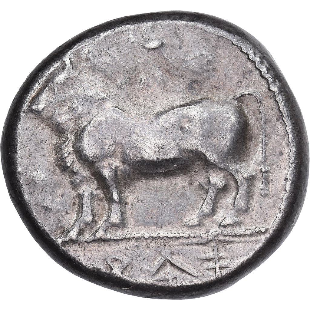 Cyprus, Onasioikos, Stater, ca. 450-400 BC, Paphos, Silver, AU(55-58)