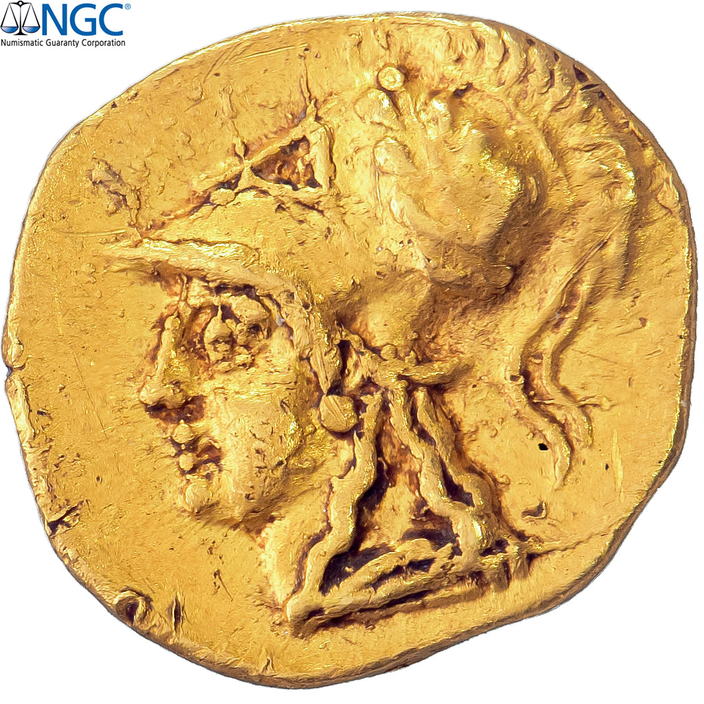 Cyprus, Nicocles, 1/12 Stater, ca. 374-361 BC, Salamis, Gold, NGC, Ch XF