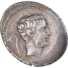 Coin, Marcus Antonius, Denarius, 42 BC, Traveling Mint, Very rare, AU(50-53)