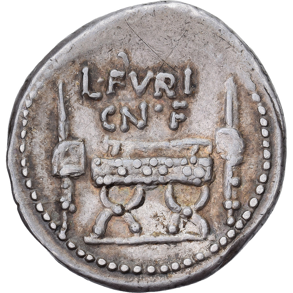 Monnaie, Furia, Denier, 63 BC, Rome, SUP, Argent, Crawford:414/1