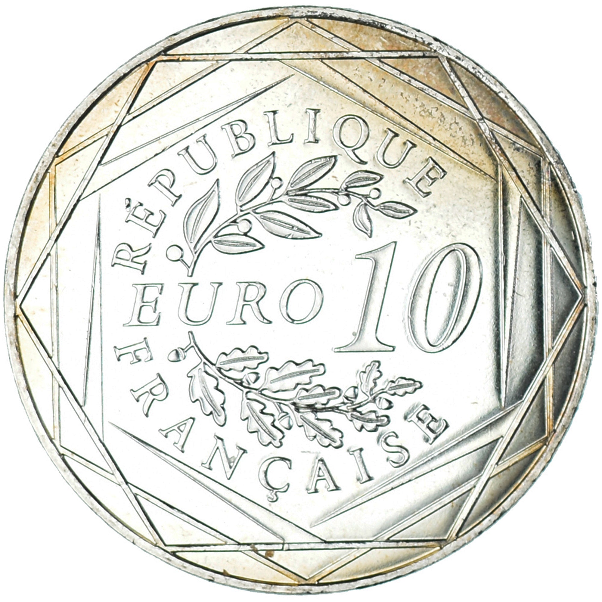 France, 10 Euro, 2014, Monnaie de Paris, Coq, SPL, Argent, Gadoury:EU656