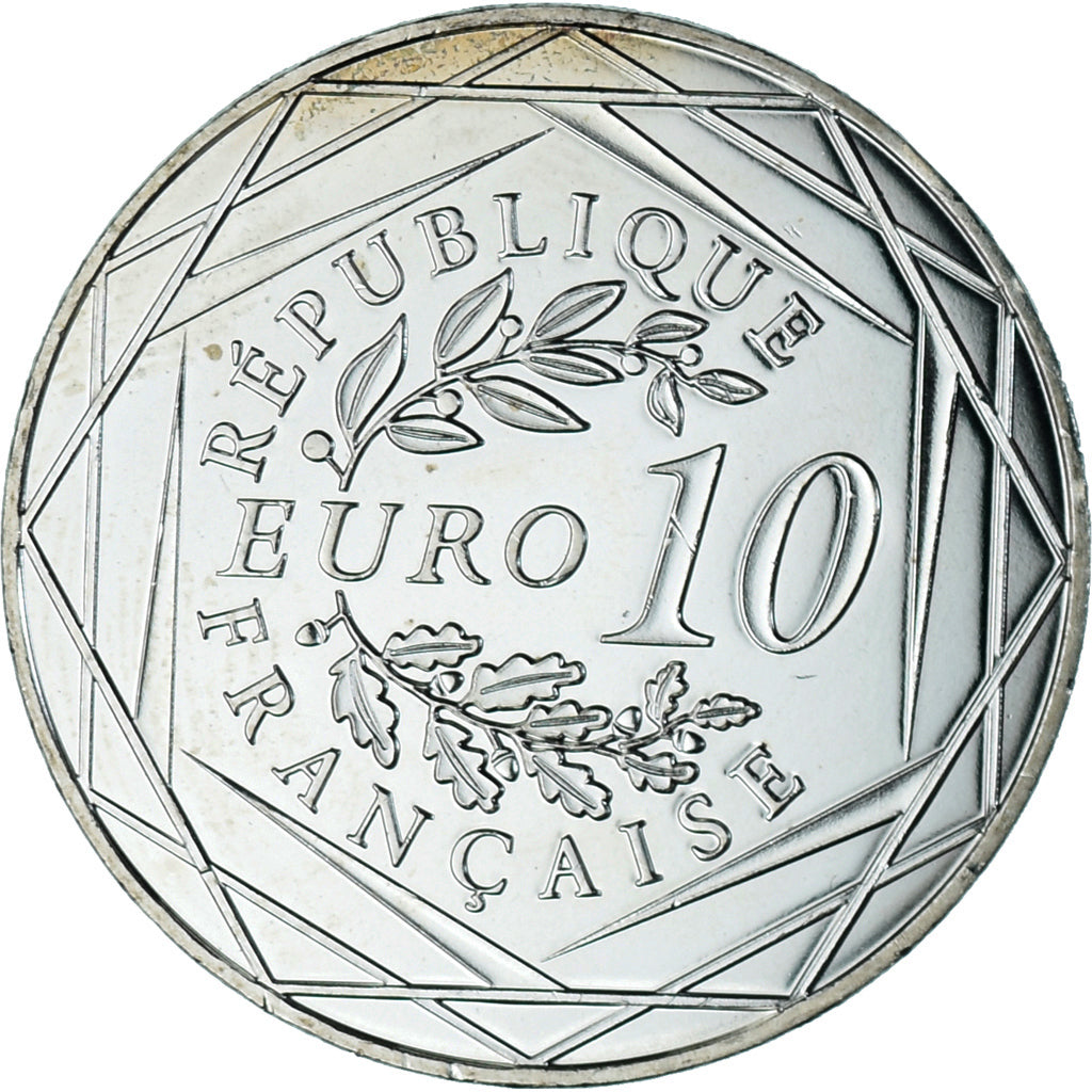 France, 10 Euro, 2015, Coq, SUP+, Argent, Gadoury:EU727