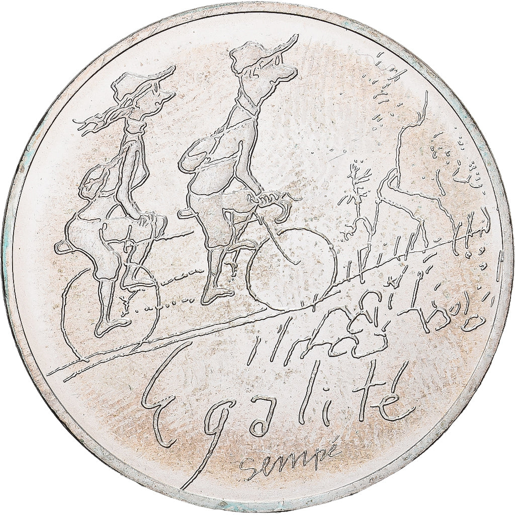 France, 10 Euro, 2014, Sempé Égalité Printemps, SPL, Argent