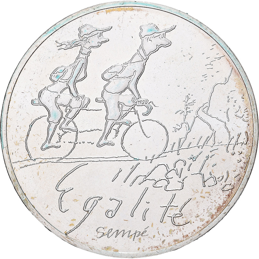 France, 10 Euro, 2014, Sempé Égalité Printemps, SPL, Argent