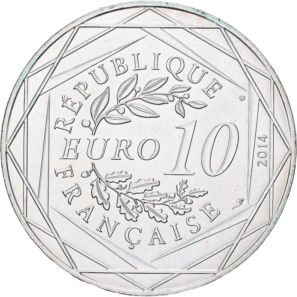 France, 10 Euro, 2014, Sempé Égalité Printemps, SPL, Argent