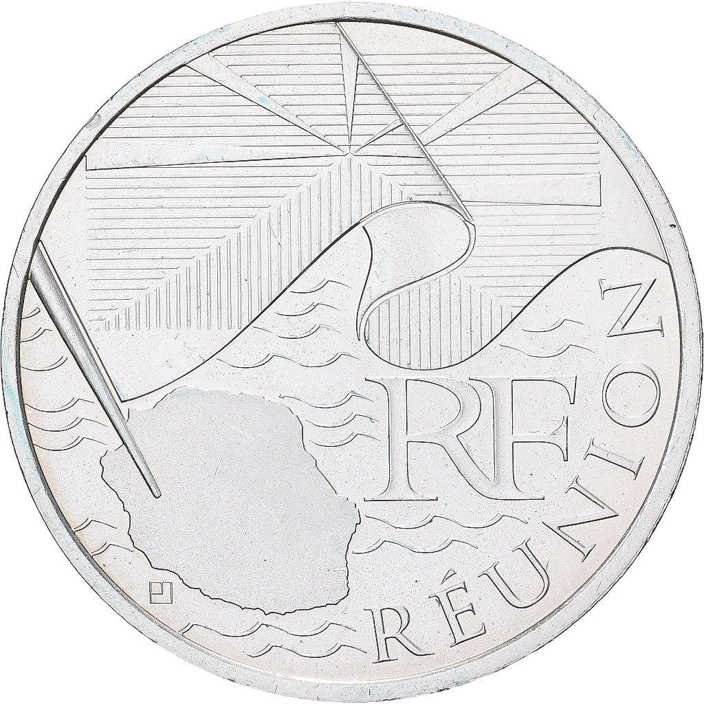 France, 10 Euro, 2010, Réunion, SPL, Argent