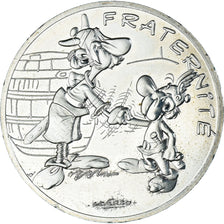 France, 10 Euro, Astérix - Fraternité, 2015, Monnaie de Paris, MS(63), Silver