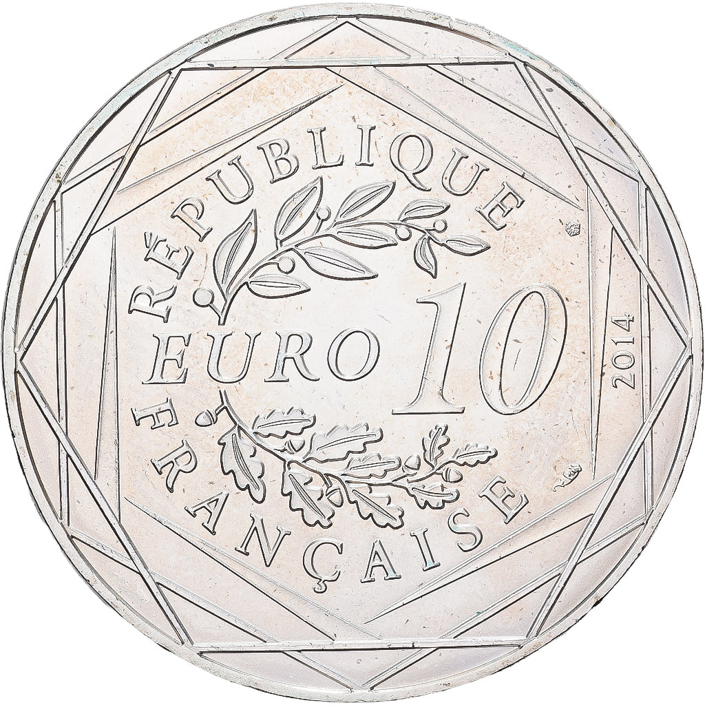 France, 10 Euro, 2014, Monnaie de Paris, Sempé Égalité Été, MS(65-70)
